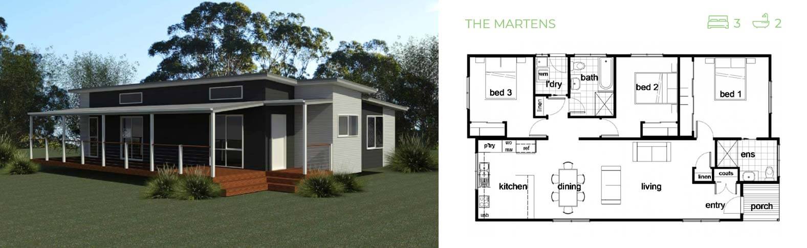 3 Bedroom Manufactured Modular Homes Design Plans