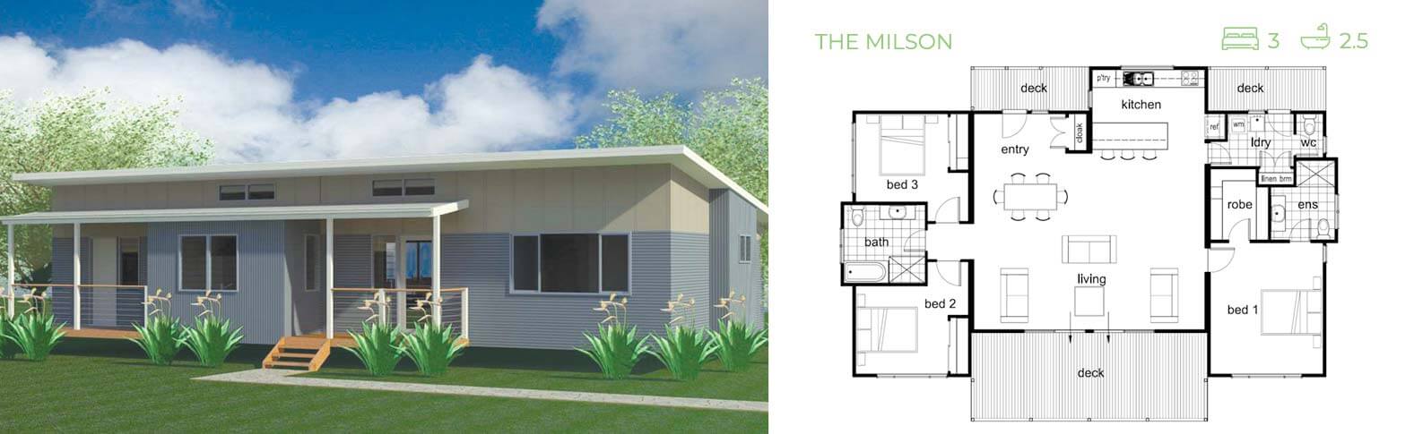 3 Bedroom Manufactured Modular Homes Design Plans