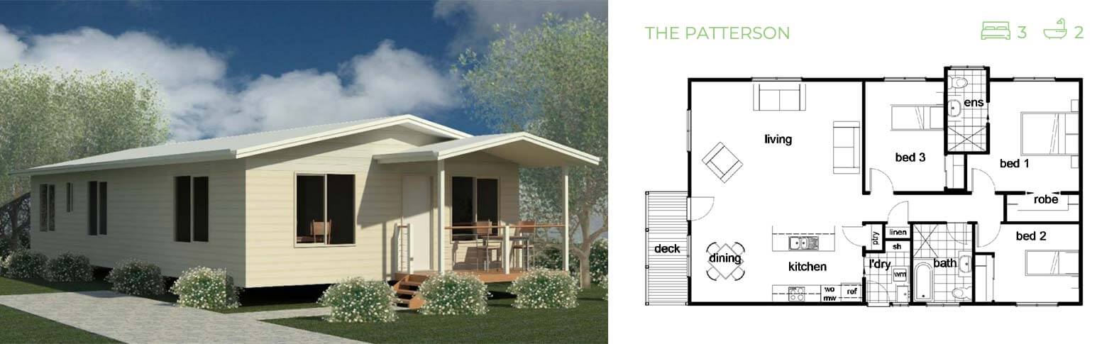 3 Bedroom Manufactured Modular Homes Design Plans